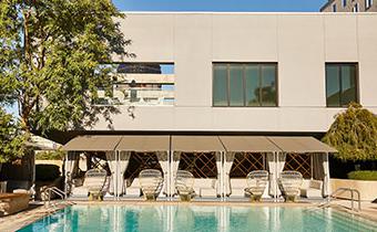 Cabana by pool